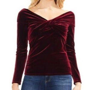 Vince Camuto velvet top